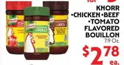 La Chiquita Food Market KNORR • CHICKEN • BEEF • TOMATO FLAVORED BOUILLON offer