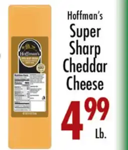 Garden Fresh Market Hoffman's Super Sharp Cheddar Cheese offer