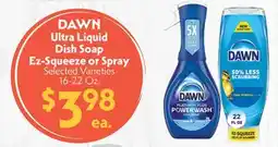 La Chiquita Food Market DAWN Ultra Liquid Dish Soap offer