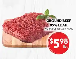 La Chiquita Food Market GROUND BEEF 85% LEAN offer