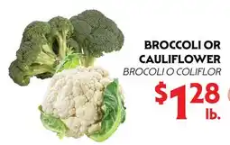 La Chiquita Food Market BROCCOLI OR CAULIFLOWER offer