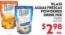La Chiquita Food Market KLASS AGUAS FRESCAS POWDERED DRINK MIX offer