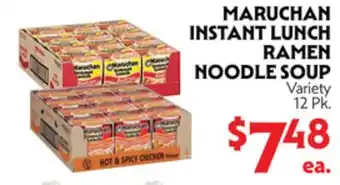 La Chiquita Food Market MARUCHAN INSTANT LUNCH RAMEN NOODLE SOUP offer