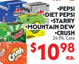 La Chiquita Food Market PEPSI, DIET PEPSI, STARRY, MOUNTAIN DEW, CRUSH offer