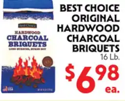 La Chiquita Food Market BEST CHOICE ORIGINAL HARDWOOD CHARCOAL BRUIQUETS offer