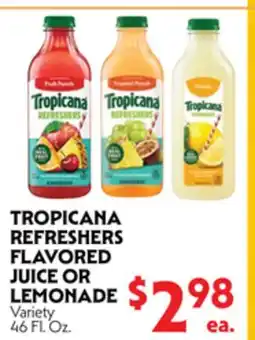 La Chiquita Food Market TROPICANA REFRESHERS FLAVORED JUICE OR LEMONADE offer