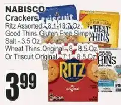 Food Universe Nabisco crackers offer