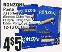 Food Universe Ronzi pasta assorted offer