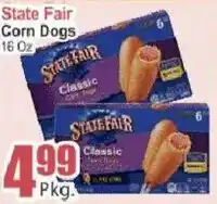 Food Universe State Fair corn dogs offer