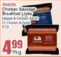 Food Universe Aidells chicken sausage breakfast links offer