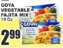 Food Universe Goya vegetable fajita mix offer