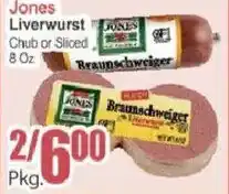 Food Universe Jones liverwurst offer