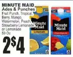 Food Universe Minute Maid Ades & Punches offer