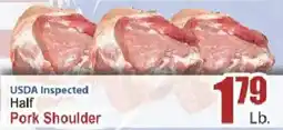 Food Universe Usda inspected half pork shoulder offer