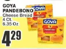 Food Universe Goya pandebono cheese bread offer