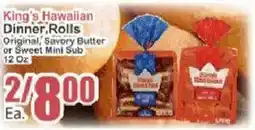 Food Universe King's Hawaiian Dinner Rolls offer