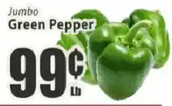 Food Universe Jumbo Green Pepper offer