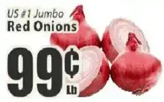 Food Universe US #1 Jumbo Red Onions offer