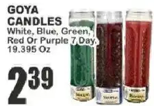Food Universe Goya candles offer
