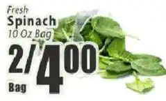 Food Universe Fresh Spinach offer