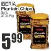 Food Universe Iberia plantain chips offer