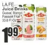 Food Universe La Fe juice drinks offer