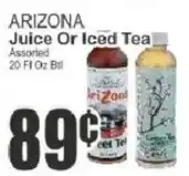 Food Universe Arizona juice or iced tea offer