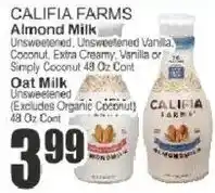 Food Universe Califia Farms Almond Milk offer