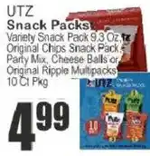 Food Universe Utz snack packs offer