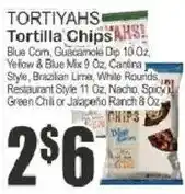 Food Universe Tortiyahs tortilla chips offer