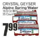 Food Universe Crystal Geyser Alpine Spring Water offer