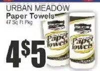 Food Universe Urban meadow paper towels offer