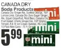 Food Universe Canada Dry Soda Products offer