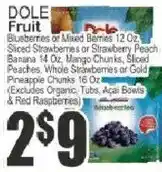 Food Universe Dole Fruit offer