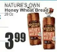 Food Universe Nature's Own Honey Wheat Bread offer