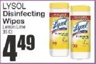 Food Universe Lysol disinfecting wipes offer