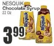 Food Universe Nesquik chocolate syrup offer