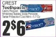 Food Universe Crest toothpaste offer
