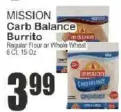 Food Universe Mission Carb Balance Burrito offer