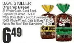 Food Universe Dave's Killer Organic Bread offer