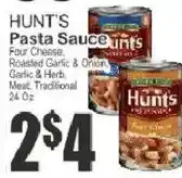 Hunt's pasta sauce