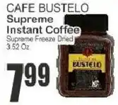 Food Universe Cafe Bustelo supreme instant coffee offer
