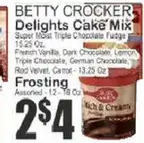 Food Universe Betty Crocker Delights Cake Mix offer