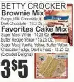Food Universe Betty Crocker brownie mix offer