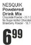 Food Universe Nesquik powdered drink mix offer