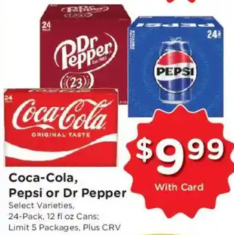 Coca-Cola, Pepsi or Dr Pepper