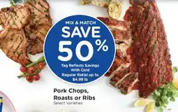 Ralphs Pork Chops, Roasts or Ribs offer