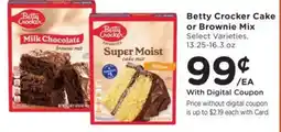 Ralphs Betty Crocker cake or brownie mix offer