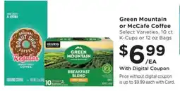 Ralphs Green Mountain or McCafe Coffee offer