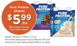 Ralphs Pure Protein Shakes offer